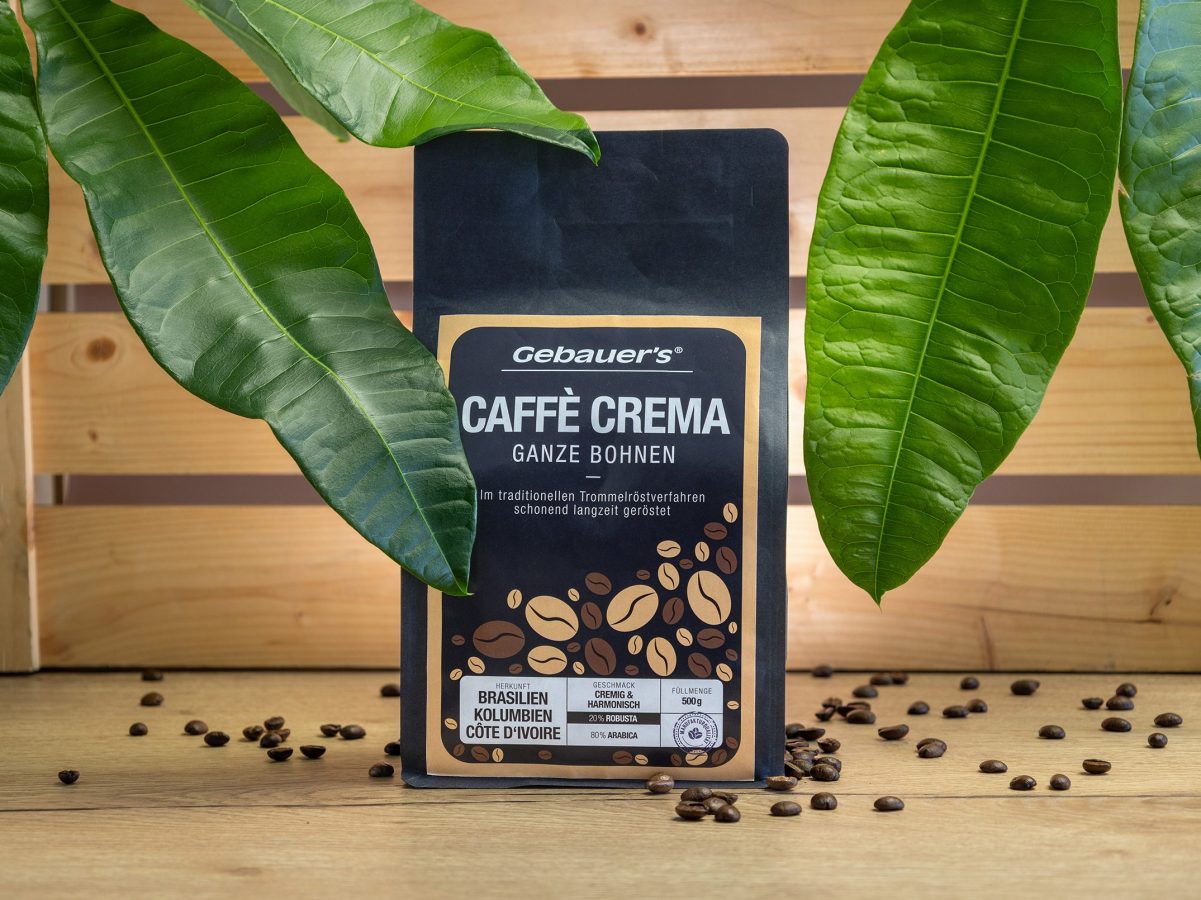 Gebauers Cafè Crema ganze Bohne